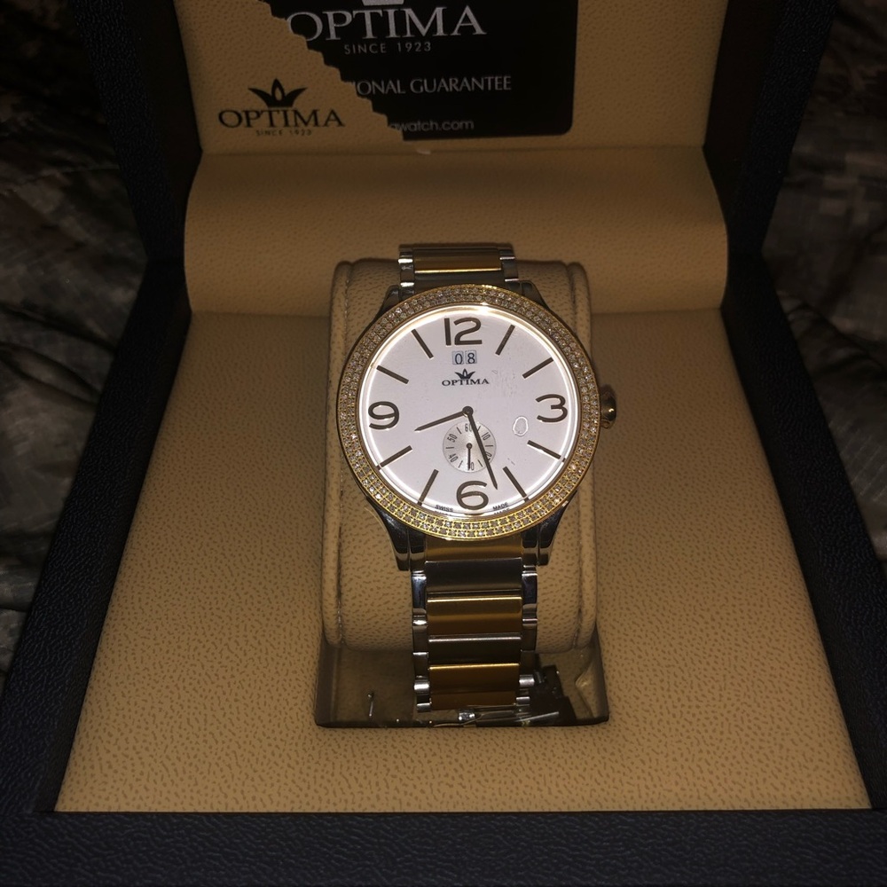 Optima Two-Tone Watch
